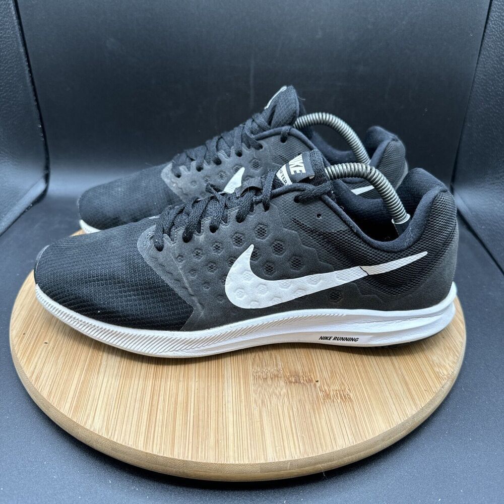 Nike Downshifter 7 Womens Size 11 Running Shoes 881585-010 Sneakers Black White